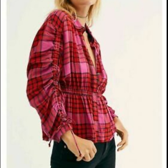 We The Free Pacific Dawn Plaid Red Combo - Picture 3 of 5